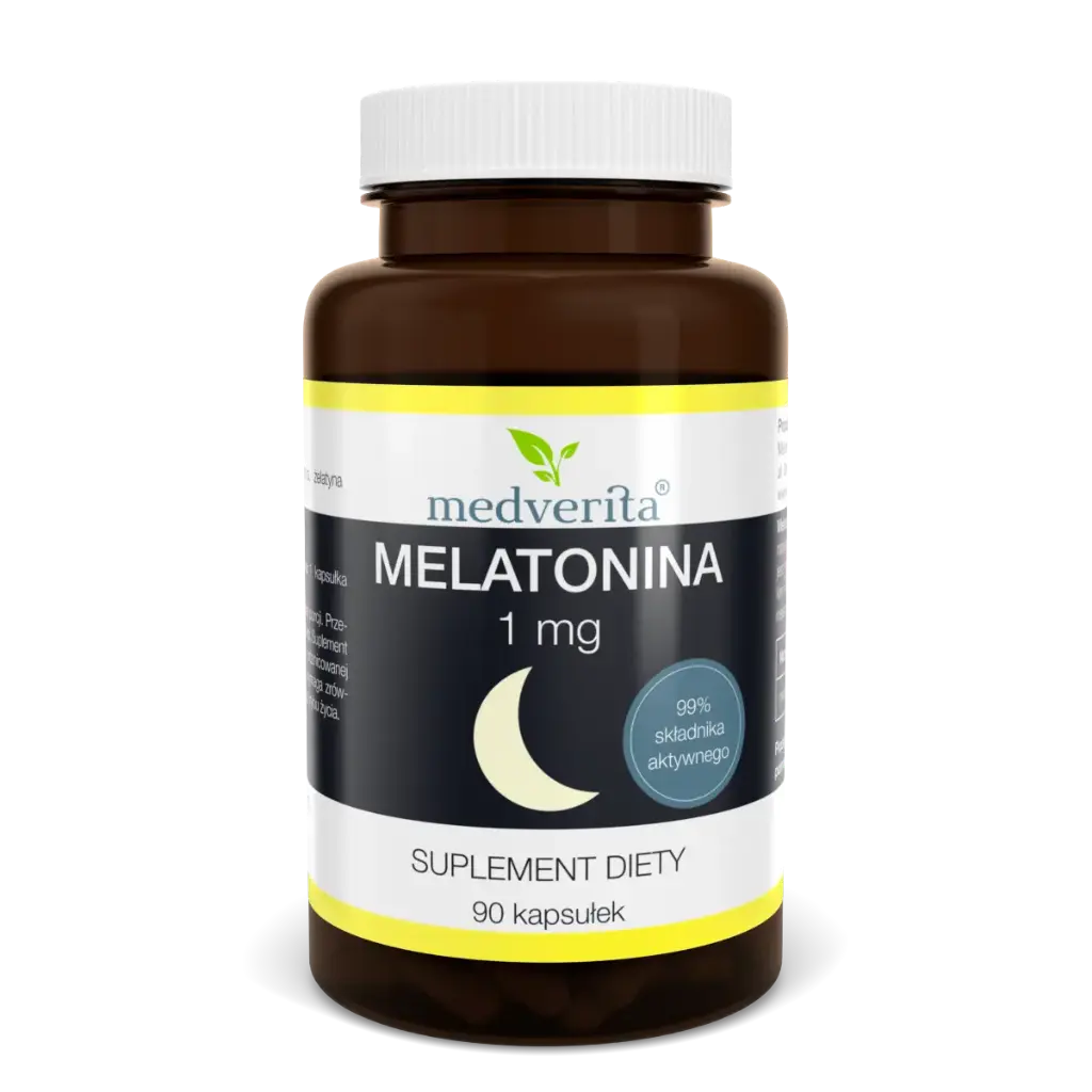 Medverita Melatonina 1mg x 90 kaps.