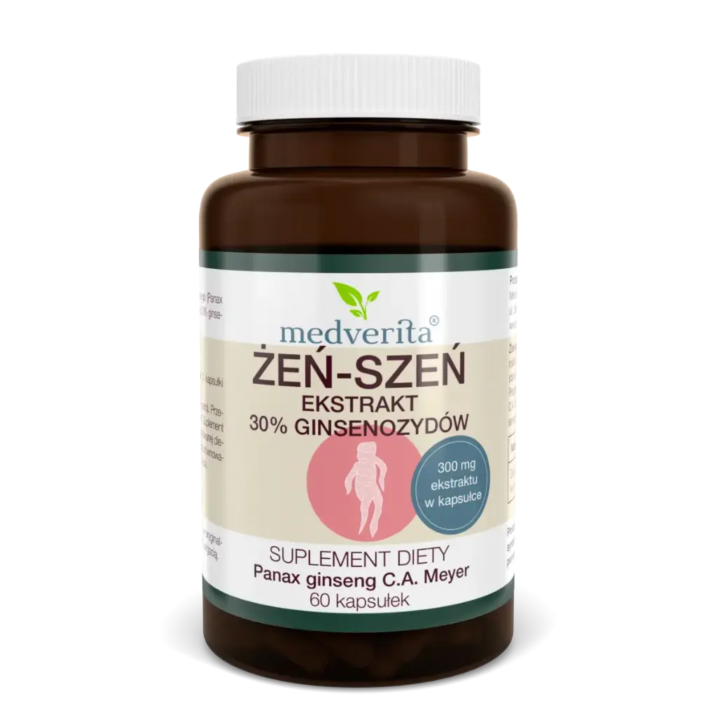 Medverita Żeń-Szeń Ekstrakt 30% x 60 kaps.