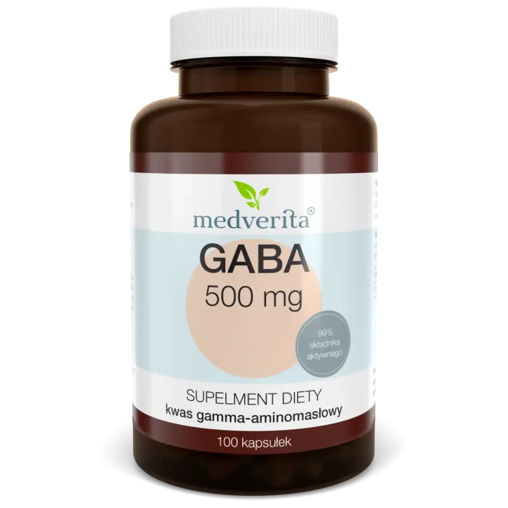 Medverita GABA 500mg x 100 kaps.