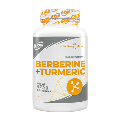 6PAK EL BERBERINE + TURMERIC 90cap - archiwum