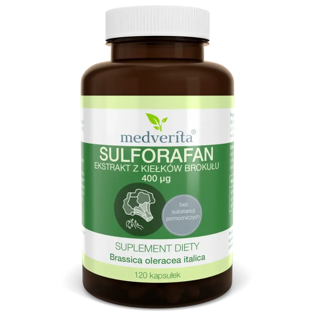 Medverita Sulforafan 400μg x 120 kaps.