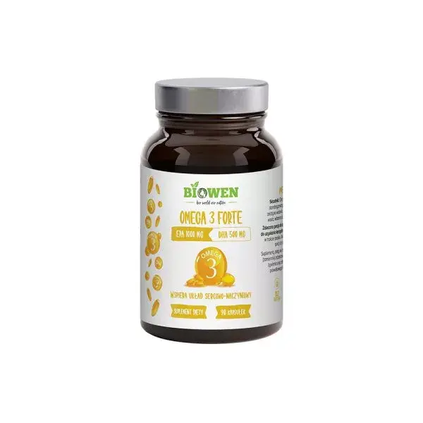 Biowen Omega 3 Forte DHA 500mg EPA 1000mg x 90 kaps.