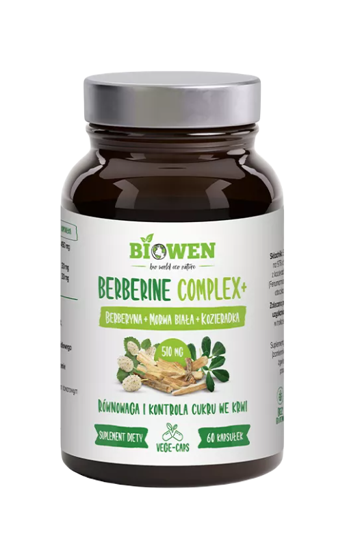 Berberine Complex+ 510 mg (60 kaps)