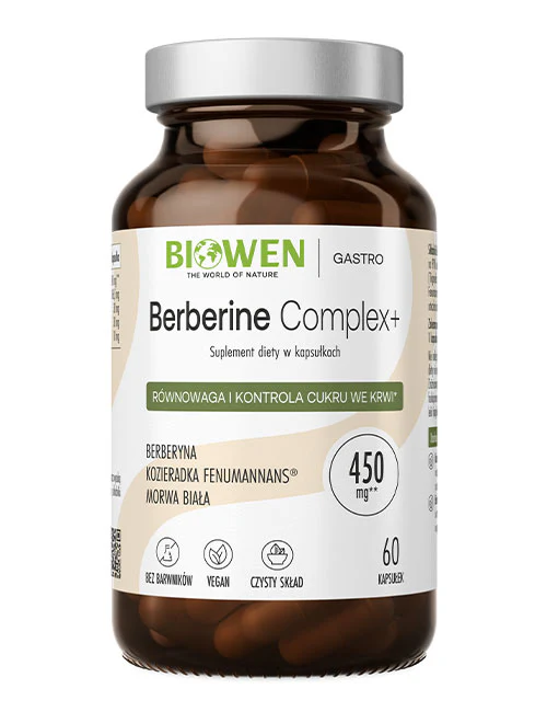 Biowen Berberine Complex+ 450mg x 60 kaps.