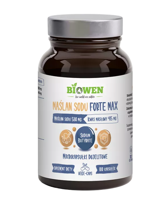 Maślan Sodu 580 mg (100 kaps)