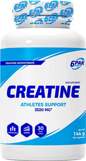 6PAK CREATINE 120 kaps