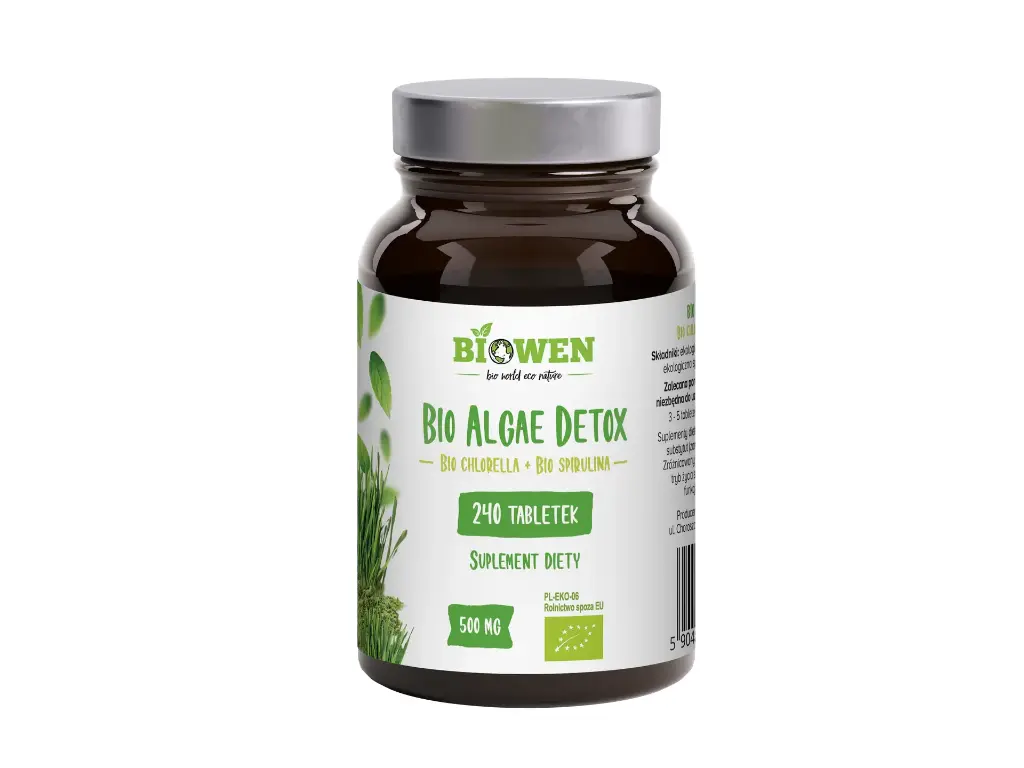 Biowen Bio Algae Detox 500mg x 240 kaps.