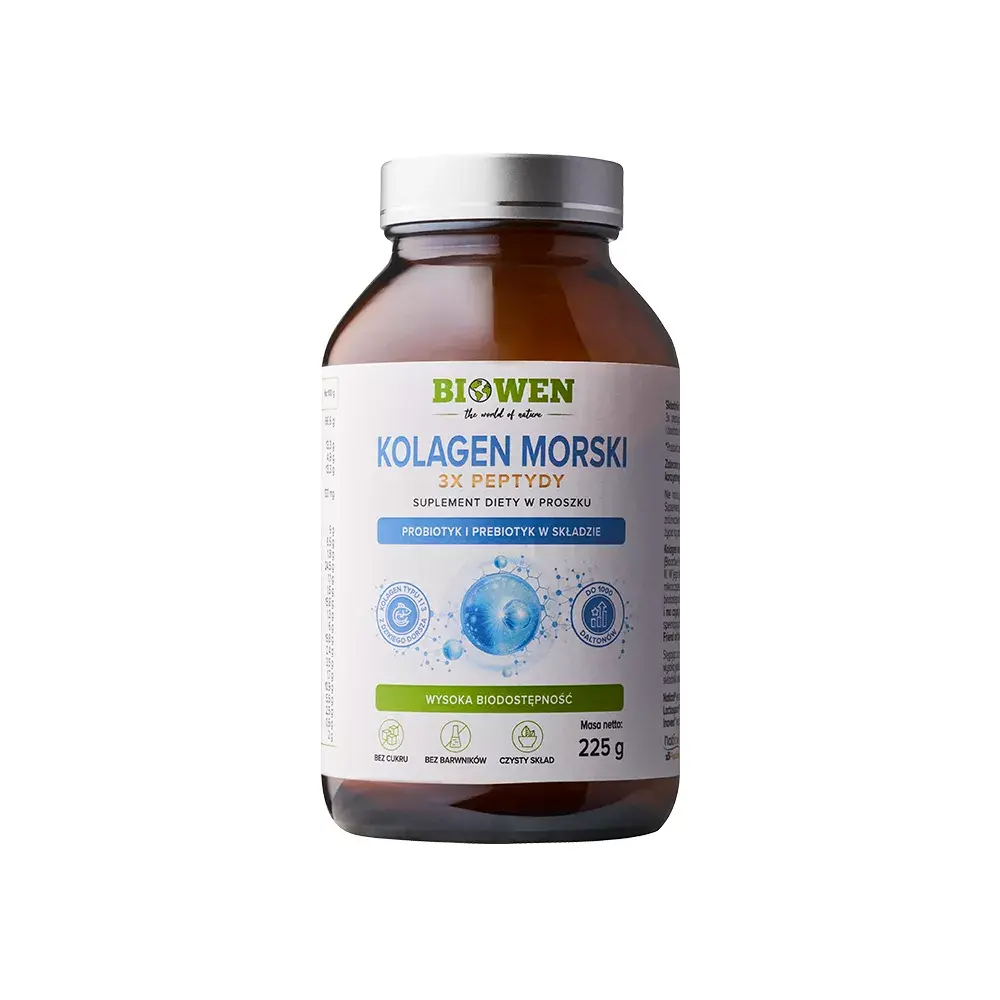 Biowen Kolagen Morski 3x Peptydy x 225g