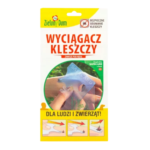 Zielony Dom Wyciągacz kleszczy karta 1 sztuka