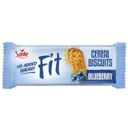 Sante Fit Ciasteczka Zbożowe z Jagodą Bez Cukru 50g