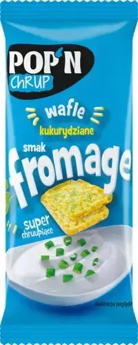 Sante Pop'n Chrup Wafle Kukurydziane o Smaku Fromage 22g