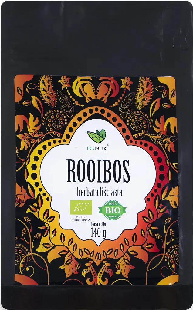 BeOrganic Herbata Liściasta Rooibos 140g EKO 