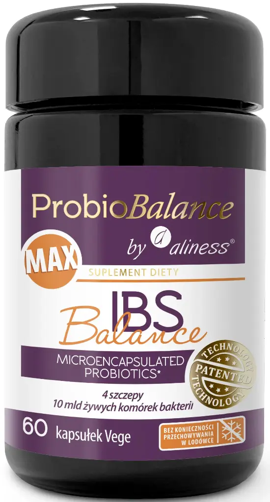 ProbioBALANCE, IBS Balance MAX 10 mld. x 60 vege caps. 