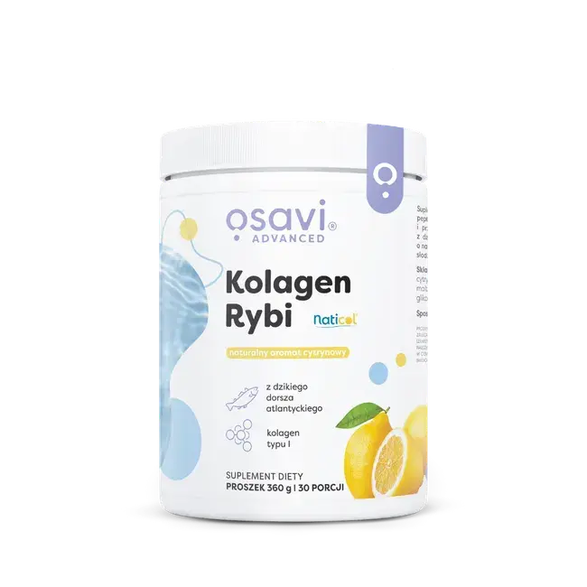 Osavi Kolagen Rybi z Dzikiego Dorsza (Cytryna) x 360g
