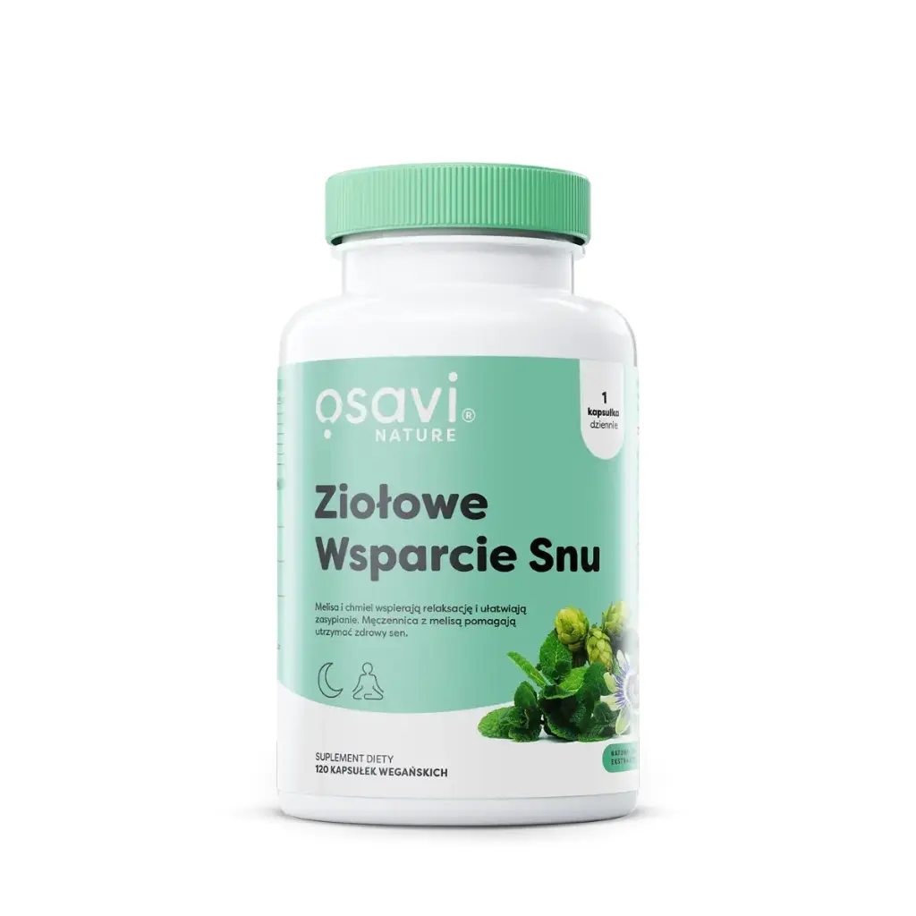Osavi Ziołowe Wsparcie Snu (Bez Melatoniny) x 120 kaps.