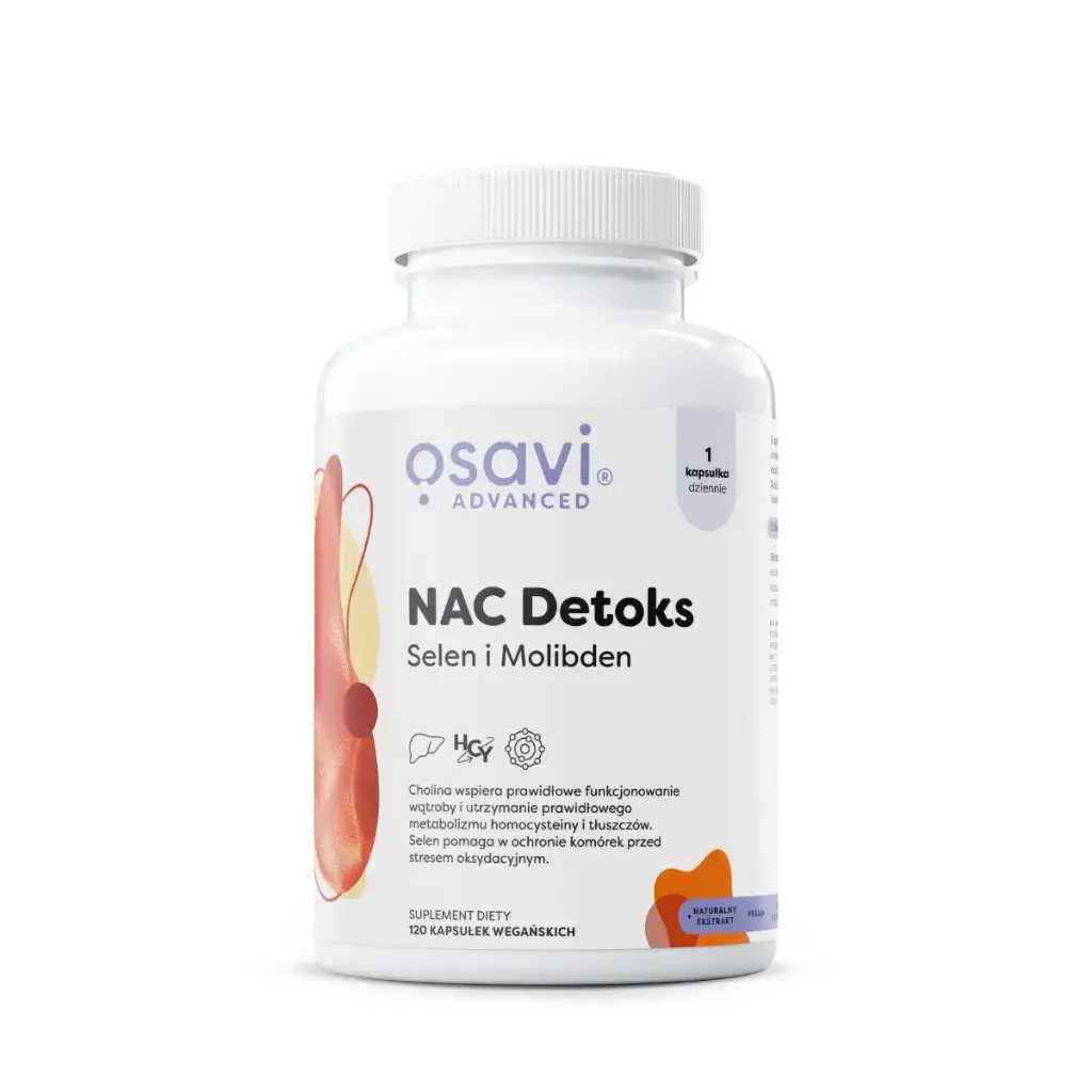 Osavi NAC Detoks Selen i Molibden x 120 kaps.