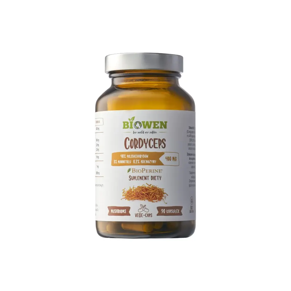 Biowen Cordyceps 400mg x 90 kaps.