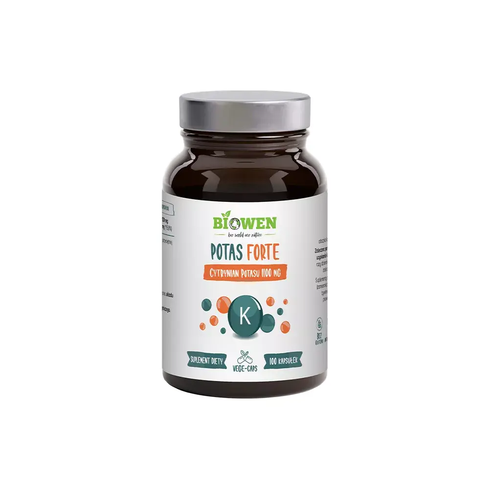 Biowen Potas Forte 1100mg x 100 kaps.