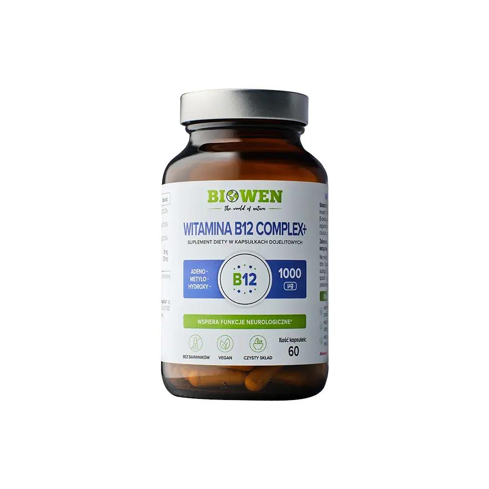 Biowen Witamina B12 Complex+ x 60 kaps.