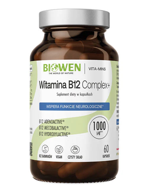 Biowen Witamina B12 Complex+ x 60 kaps.