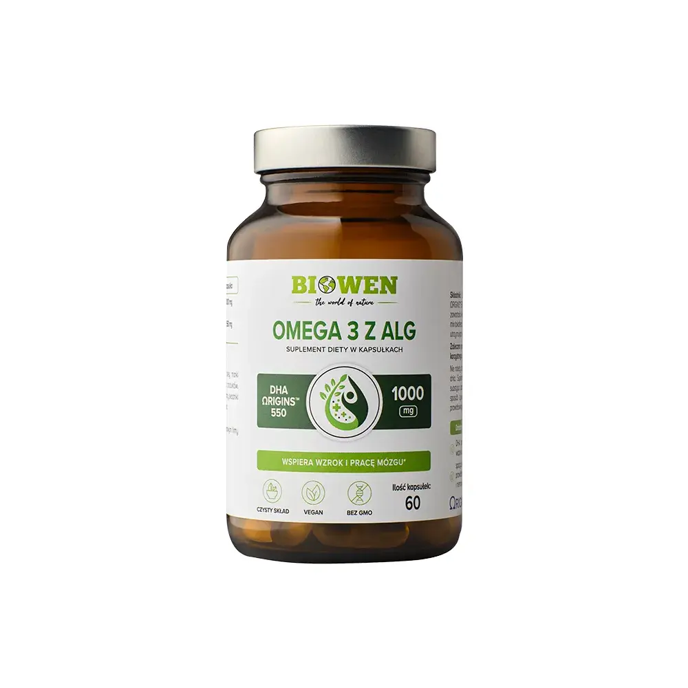 Omega 3 z Alg 1000mg x 60 kaps.
