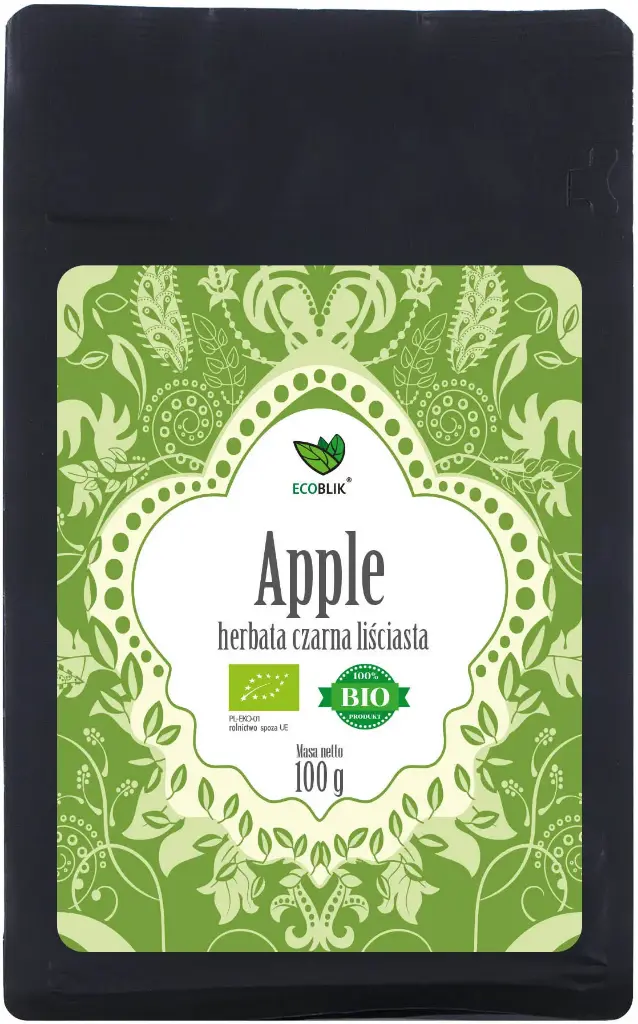 BeOrganic Herbata Czarna Apple 100g EKO