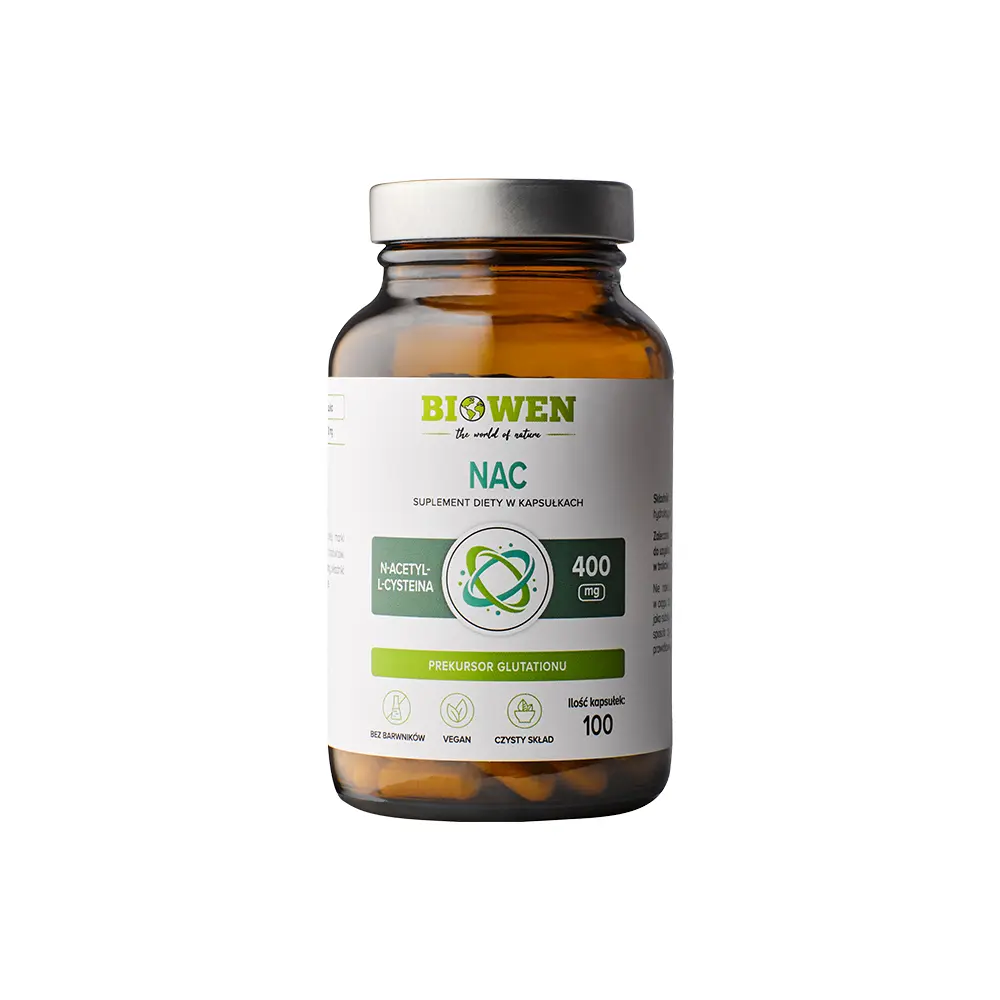 Biowen NAC 400mg x 100 kaps.