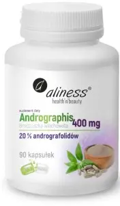 Andrographis 400mg (20%) x 90 vege kaps.
