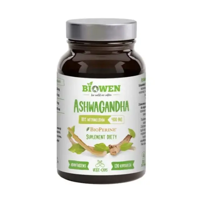 Biowen Ashwagandha 400mg x 120 kaps.