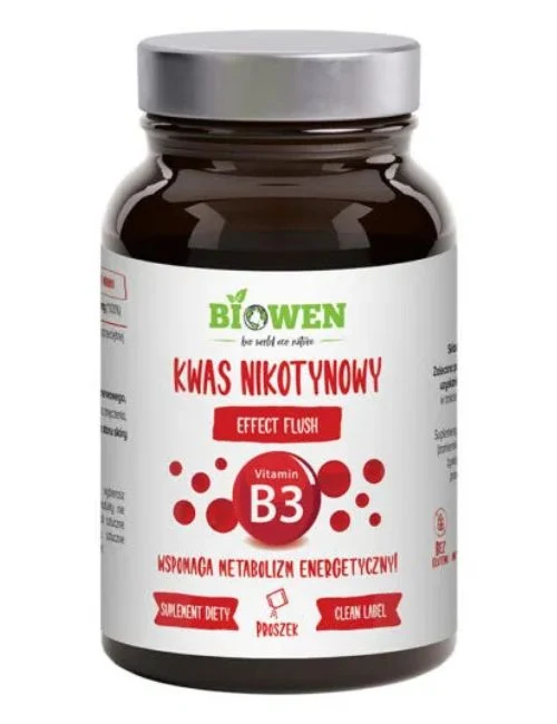 Biowen Kwas Nikotynowy (Witamina B3) x 120g