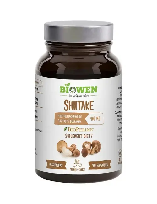 Biowen Shiitake 400mg x 90 kaps.