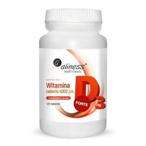Aliness Witamina D3 4000 IU Forte x 120 tabletek