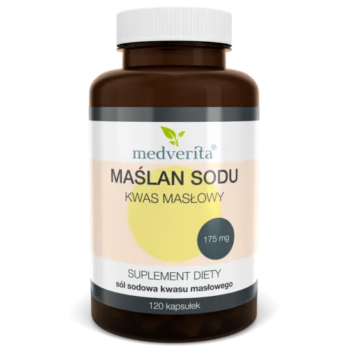 Medverita Maślan Sodu Kwas Masłowy 175mg x 120 kaps.