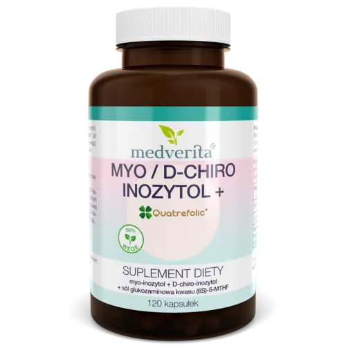 Medverita Myo/D-Chiro Inozytol + Quatrefolic® x 120 kaps.