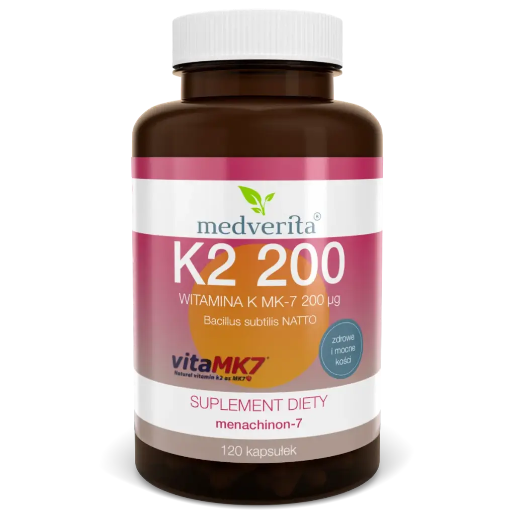 Medverita Witamina K2 MK-7 200μg x 120 kaps.