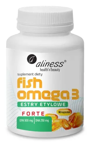 Aliness Fish Omega 3 FORTE Estry 500/250mg x 90 kaps.