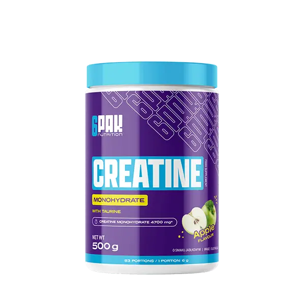 6PAK Creatine Monohydrate 500g Apple