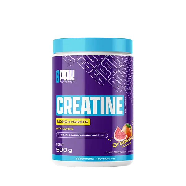 6PAK Creatine Monohydrate 500g Grapefruit