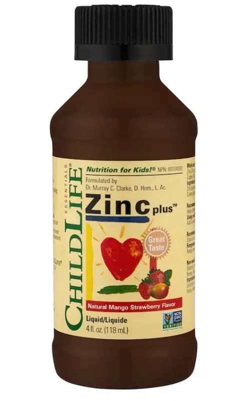 Child Life Zinc Plus Natural Mango Strawberry