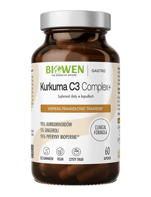 Biowen Kurkuma C3 Complex+ 3mg x 60 kaps.