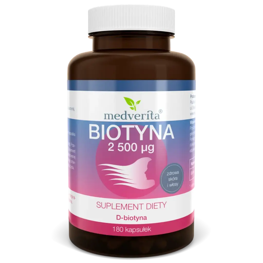 Medverita Biotyna 2500µg x 180 kaps.