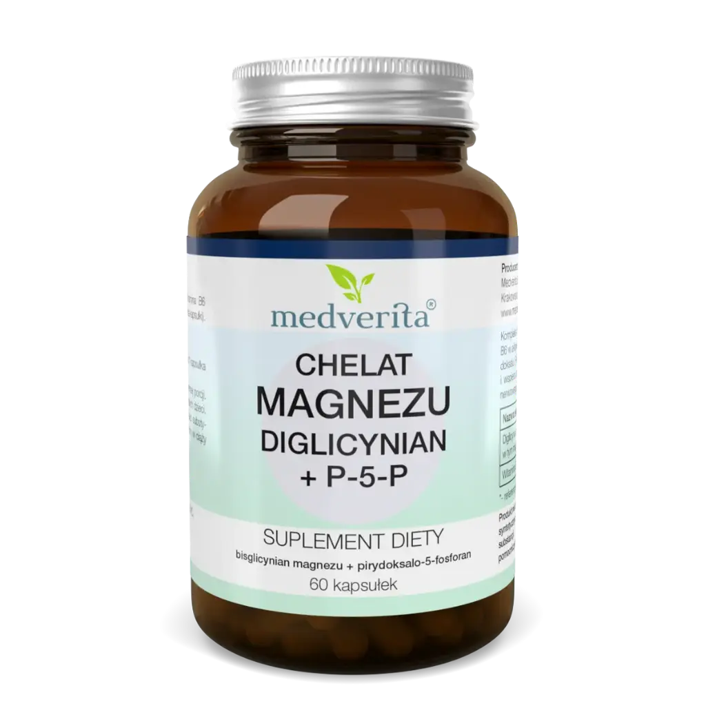 Medverita Magnez Chelat + P-5-P x 60 kaps.
