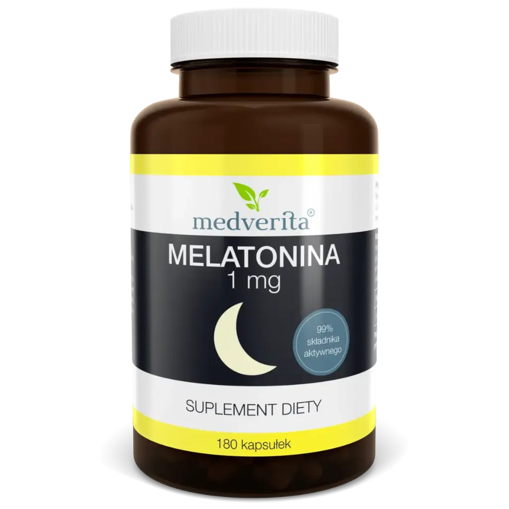 Medverita Melatonina 1mg x 180 kaps.