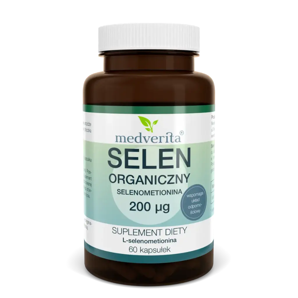 Medverita Selen Organiczny 200µg x 60 kaps.