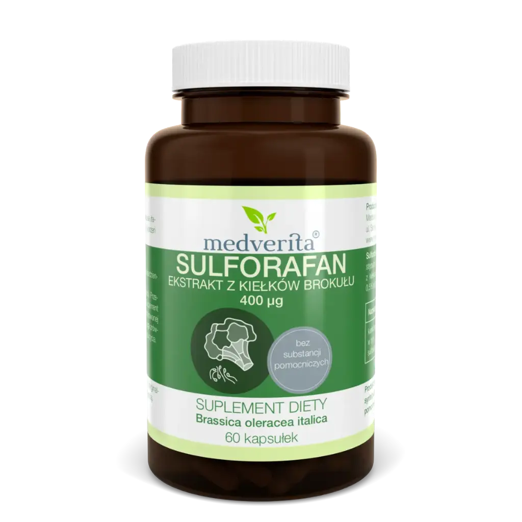 Medverita Sulforafan 400μg x 60 kaps.