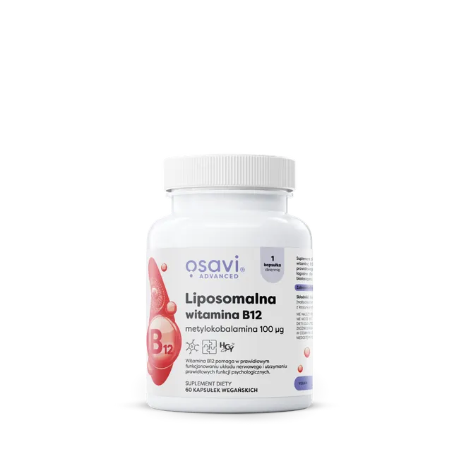 Osavi Liposomalna Witamina B12 100μg x 60 kaps.