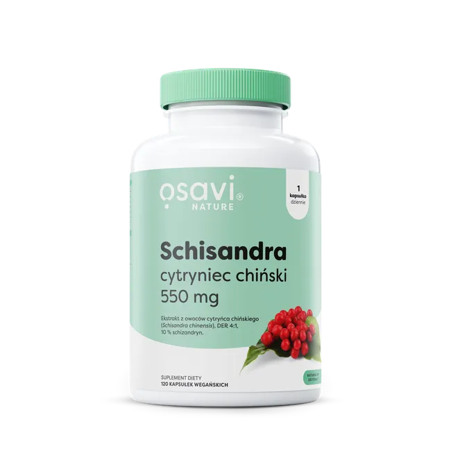 Osavi Schisandra Cytryniec Chiński 550mg x 120 kaps.