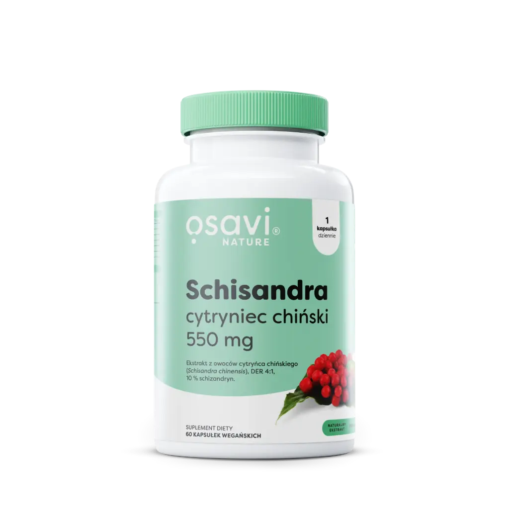 Osavi Schisandra Cytryniec Chiński 550mg x 60 kaps.