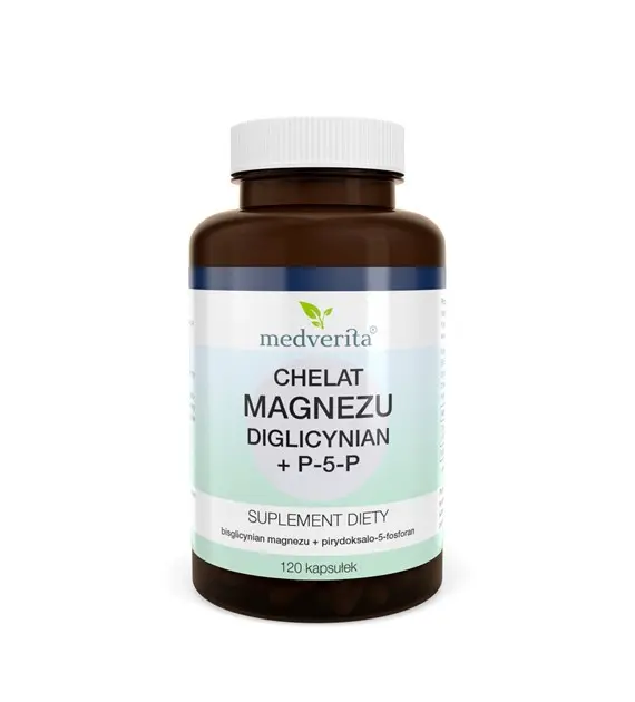 Medverita Magnez Chelat + P-5-P x 120 kaps.
