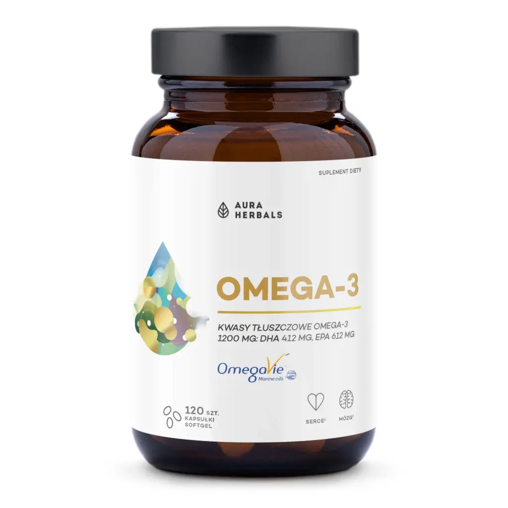 Aura Herbals Omega-3 1200mg x 120 kaps.